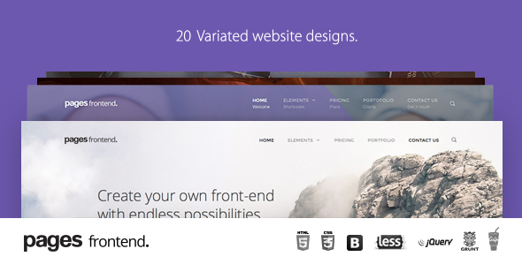 Download Pages – Multi-Purpose HTML5 Website Template Nulled 