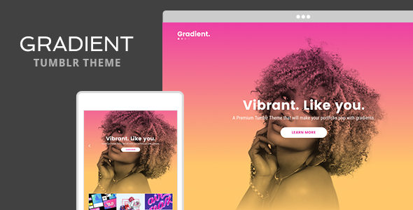 Download Gradient Tumblr Theme Nulled 