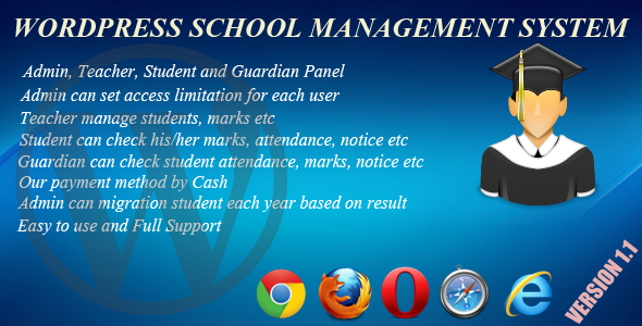 Download WordPress School Management System Nulled 