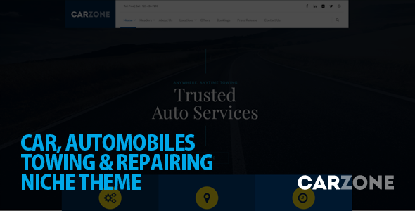 Download Car Zone – Towing & Repair WordPress Theme Nulled 