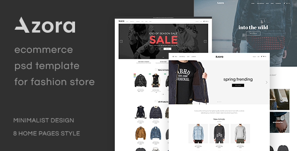 Download Azora – Ecommerce PSD Template For Fashion Store Nulled 