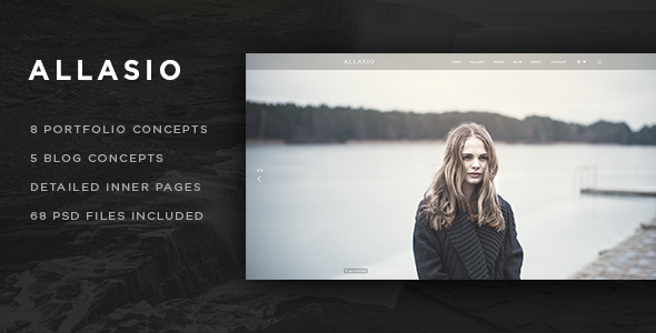 Download Allasio – Photography and Lifestyle Blog PSD Template Nulled 