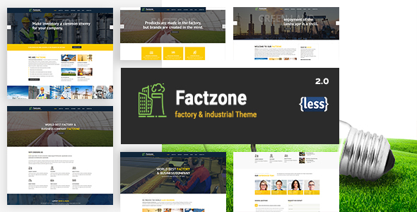 [Download] FactZone – Factory & Industrial Business Template 