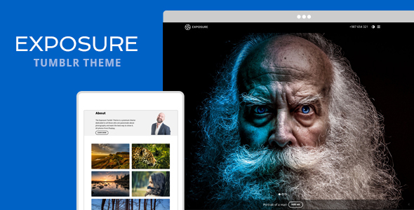 Download Exposure Tumblr Theme Nulled 
