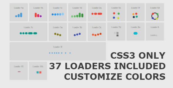 Download CSS3 Spinner & Loader Animations Nulled 