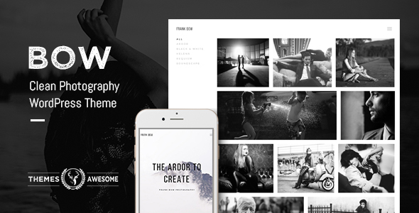 Download Bow – Clean Photography Portfolio Theme Nulled 
