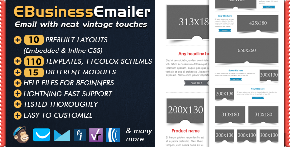 Download Business Email Marketing Templates – EBusiness Newsletter Nulled 