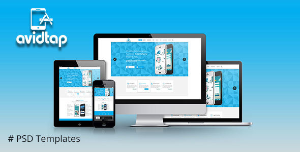Download Avidtap Mobile Apps PSD Template Nulled 