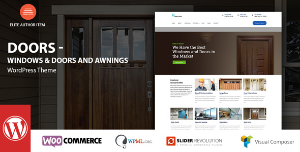 Nulled Windows & Doors – High Quality WordPress Theme free download