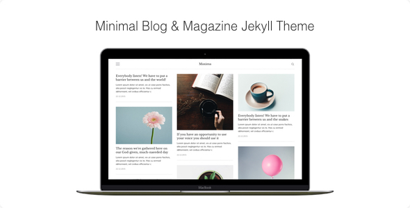 Download Maxima – Minimal Blog and Magazine Jekyll Theme Nulled 