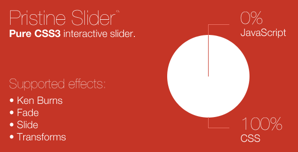 Download Pristine Slider: pure CSS3 interactive slider. Nulled 