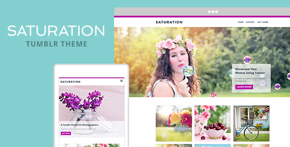 Download Saturation Tumblr Theme Nulled 