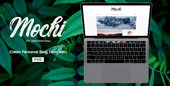 Download Mochi – Clean Personal Blog PSD Template Nulled 