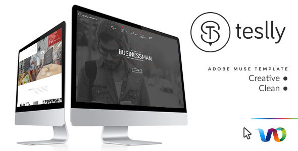 Download Teslly Personal Web Portfolio Muse Template Nulled 