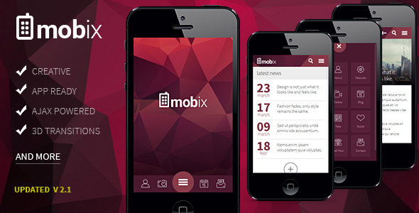 Download Mobix – HTML Mobile Template Nulled 