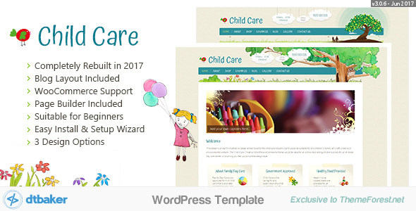 Download Child Care Creative – WordPress Shop Theme Nulled 