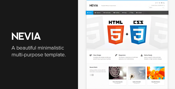 Download Nevia – Responsive HTML5 Template Nulled 