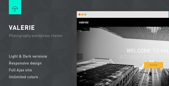 Download Valerie – Photography WordPress Theme Nulled 