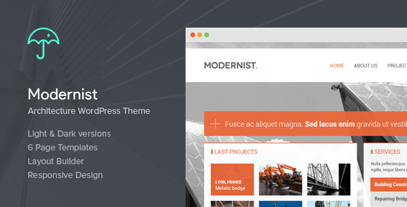 Download Modernist – Architecture&Engineer WordPress Theme Nulled 