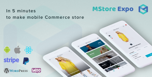 Download Mstore Expo – Complete React Native template for WooCommerce Nulled 