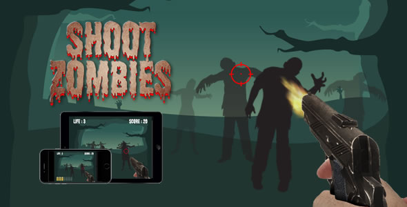 Download Shoot Zombies – HTML5 Game Nulled 