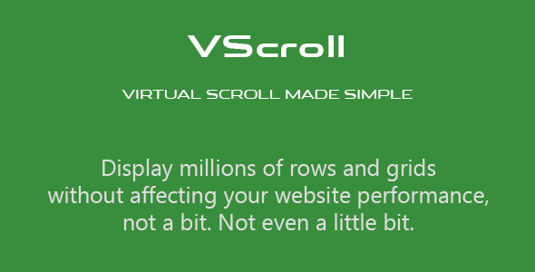 Download VScroll: Virtual Scroll Made Simple Nulled 
