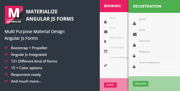 Download Materialize – Material Angular JS Forms Nulled 