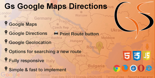 Download GS Google Maps Directions Nulled 