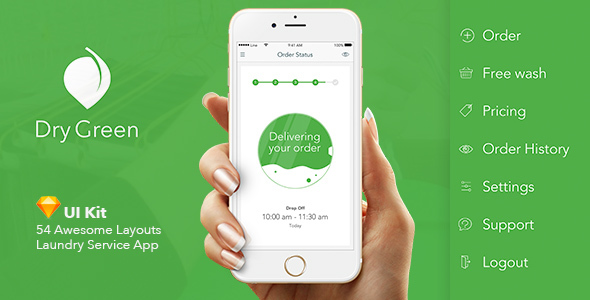 [Download] Dry Green – Service App UI 