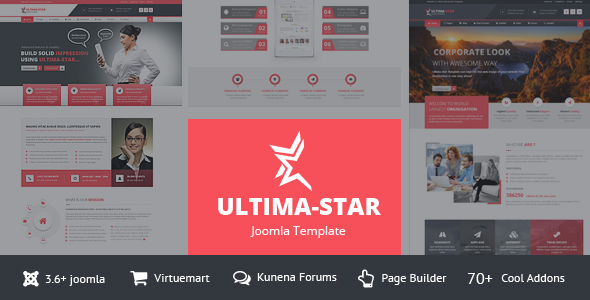 Download Ultima-star corporate joomla template Nulled 