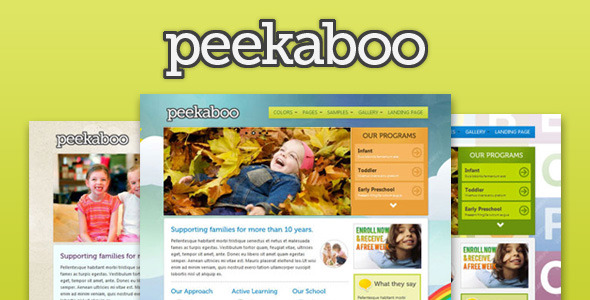 Download Peekaboo – Children Theme HTML Template Nulled 
