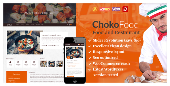 Download Restaurant | Choko Food and Restaurant Cafe Nulled 