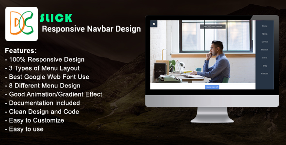Download Slick – Responsive Navbar Design Nulled 
