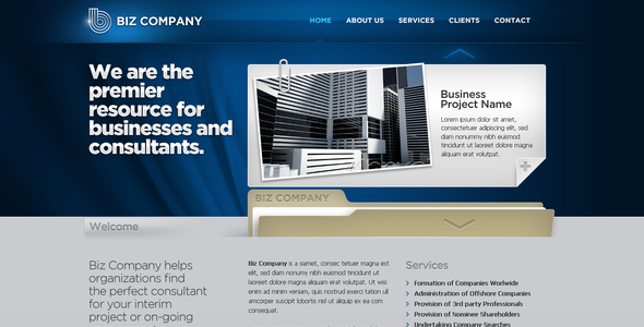 Download Business Template #08 Nulled 