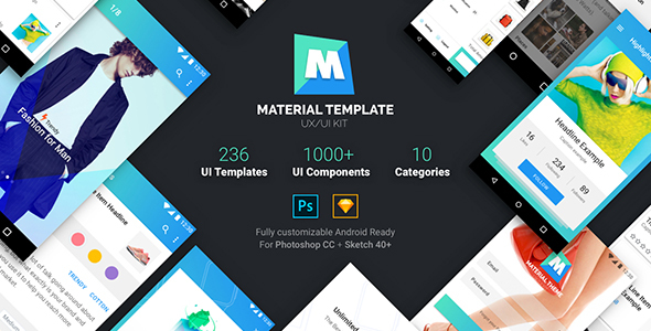 Download Material Template UX/UI Kit Nulled 