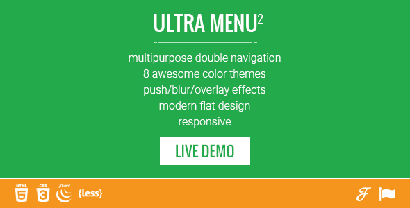 Download Mobile First Double Responsive Navigation Menu Nulled 