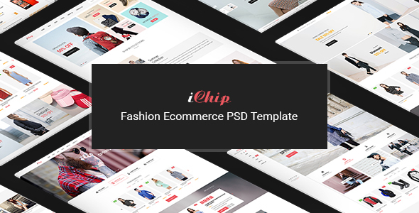 Download iChip – Fashion Ecommerce PSD Template Nulled 