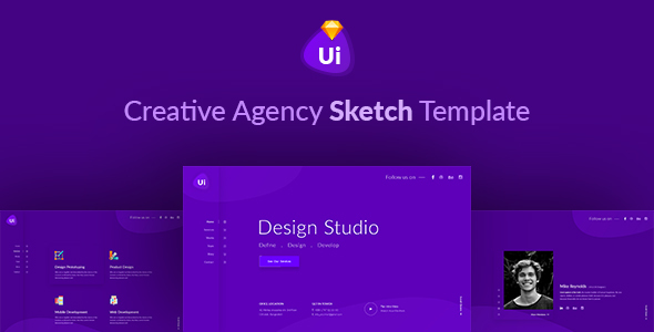 Download Design Studio – Creative Agency Sketch Template Nulled 