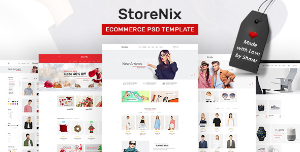 Download StoreNix – Multipurpose Ecommerce PSD Template Nulled 