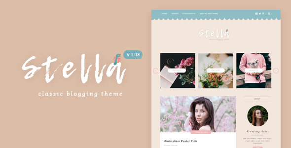 Download Stella | Classic & Sweet Blogging Theme Nulled 