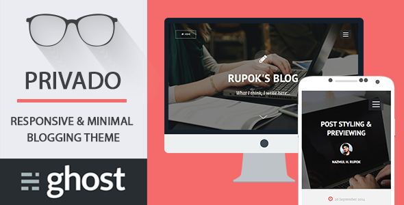 Download Privado – Minimal Blogging Theme for Ghost Nulled 