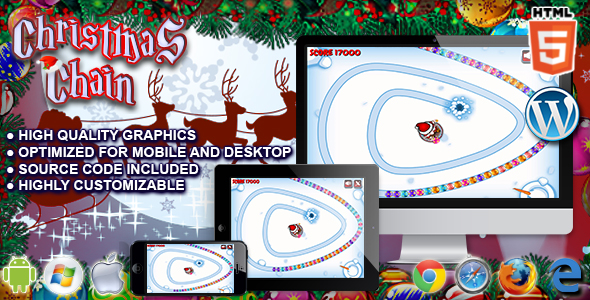 Download Christmas Chain – HTML5 Game Nulled 