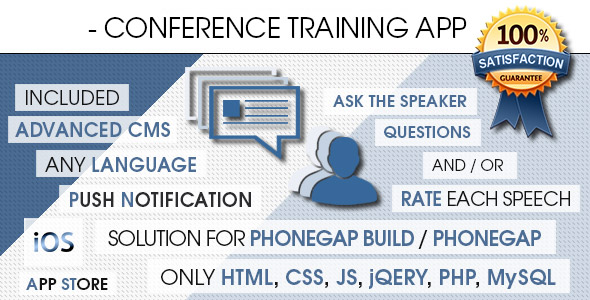 Download Conference Training App With CMS – iOS [ AdMob & Push Notifications ] Nulled 