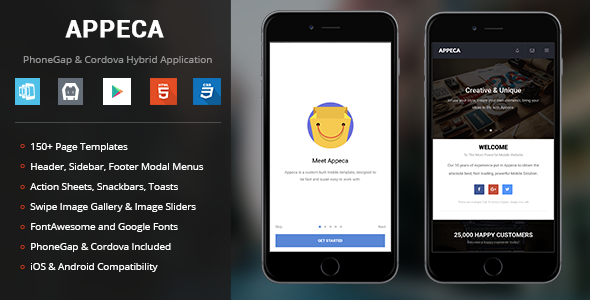Download Appeca | PhoneGap & Cordova Mobile App Nulled 