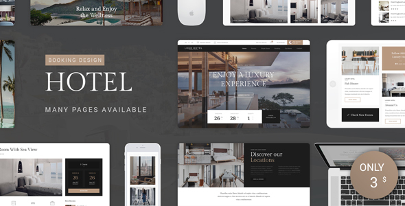 Download Hotel PSD Template Nulled 