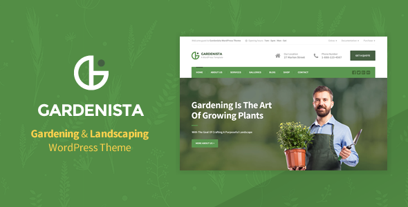 Download Gardenista – Landscaping and Business WordPress Theme Nulled 
