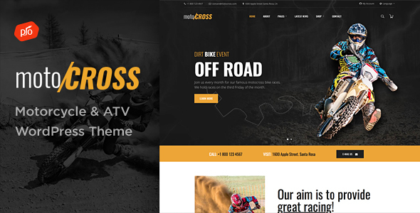 Download motoCROSS – Motorcycle & ATV WordPress Theme Nulled 