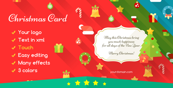 Download Christmas Card Flat Nulled 
