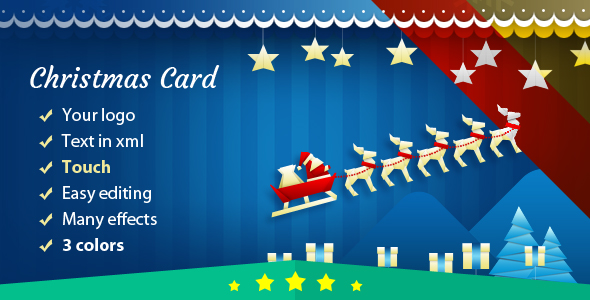 Download Christmas Card with Sleigh Nulled 