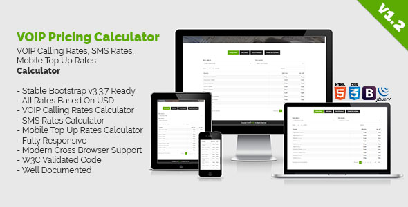 Download VOIP Pricing Calculator | VOIP Calling Rates, SMS Rates, Mobile Top Up Rates Calculator Nulled 